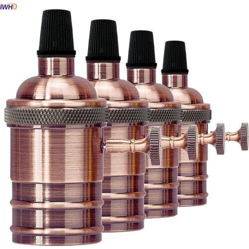 IWHD Douille E27 Socket Lamp Holder LED Base Industrial Style Bulb Holder Retro Fitting E27 Homekit Lamp Casquillo Bombilla