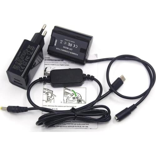 PD Charger+USB Type-C Charger Cable+ CP-W235 Dummy Battery for FUJIFILM X-T4 XT4 Digital CamerasT10 X-T2 X-A1 HS33 HS50 EXR