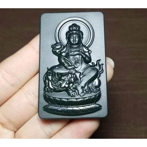 Fine Hetian jade the new sapphire is the patron saint of the dragon snake pendant hb2820