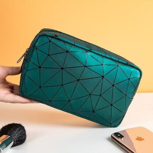 Waterproof PU leather Cosmetic Bag Women Girls Toiletry Make up Organizer Storage Pouch Travel bathroom Wash Bags Makeup Case