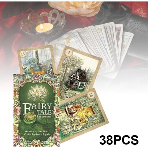 Magic Tarot Cards Forest Elves Explore The Tarot Card Of The heart Family Holiday Party Playing Cards English Tarot Game Cards