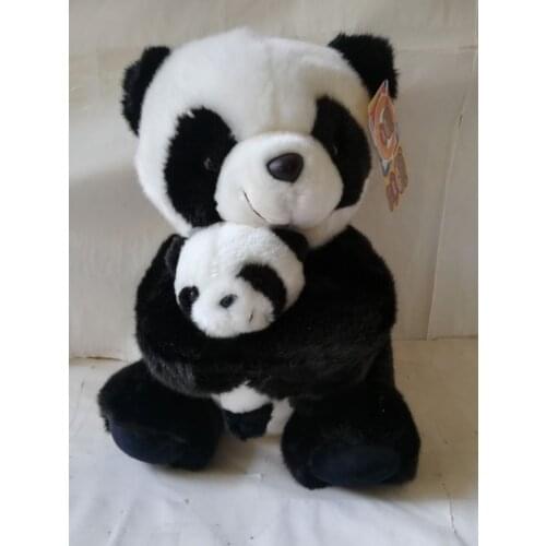 High quality goods large 30cm panda soft doll plush toy throw pillow birthday gift w1854