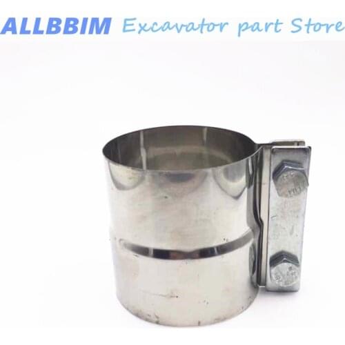 For Volvo 210B muffler clip/EC210B/ muffler clip Exhaust pipe clamp High quality excavator accessories free shipping