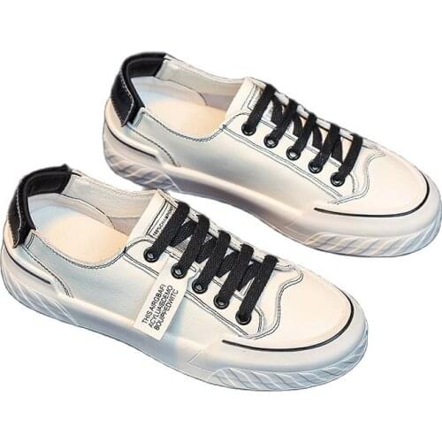 Women Casual Shoes 2020 Autumn Women lace-up Sneakers Fashion Breathable PU Leather Platform White Women Shoes Soft Footwears