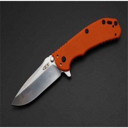 ZT0566 Outdoor Small Straight High Hardness Pocket D2 Folding knife Steel+G10 Survival Tactical Outdoor Camp Hunt Tool Gift