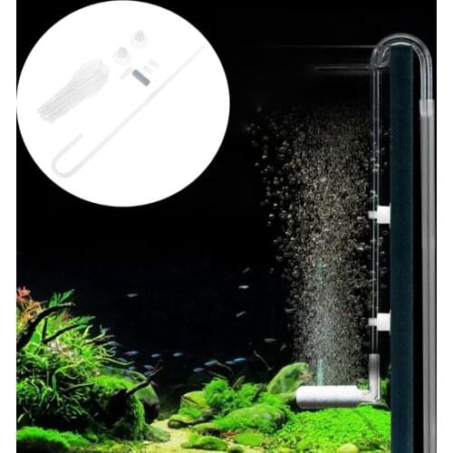 Aquarium CO2 System Diffuser 360 Degrees Check Valve Arcylic Tube with Suction Drop Ship