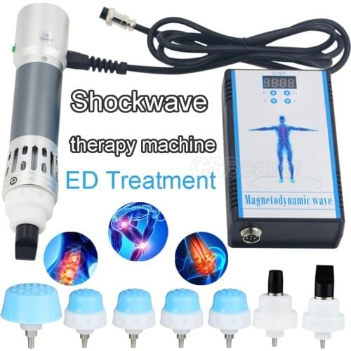 Shockwave Therapy Machine Portable Shock Wave Physiotherapy Instrument For Pain Relief And Deep Muscle Massage ED Treatment