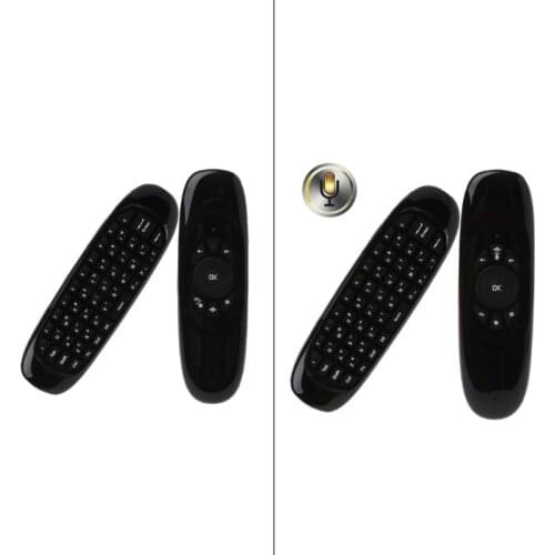 C120 Fly Air Mouse With Voice Search Mic 2.4G Mini Wireless Keyboard for PC TV