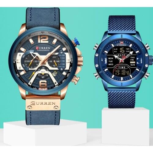 Top Quartz Watch for Male and Female Fashion Casual Clock Reloj Hombre Set for Sale