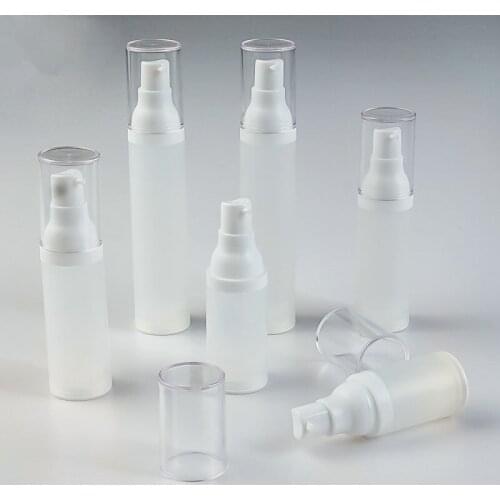 15ml 20ml Travel Mini Cosmetic Airless Bottle DIY Frosting Vacuum 30ml 50ml Liquid Lotion Cream Toiletries Container 150pcs/lot