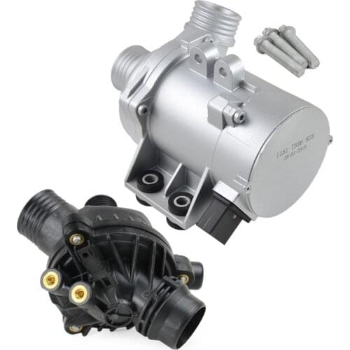AP03 11517586925 Electric Water Pump+Thermostat Kit For BMW E60 E61 E81 E87 E90 E91 X1 X3 X5 Z4 325i 330i 525i 530i 630i 730i