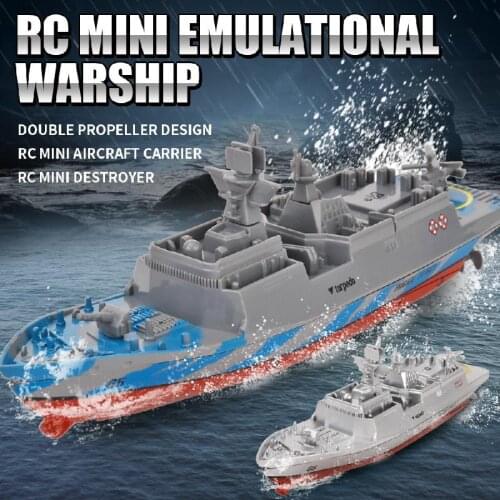 Remote Control Boat Toy Aircraft Carrier Military Exquisite Model Speedboat Ship Childrens Water Toys Electric Motor for Boat