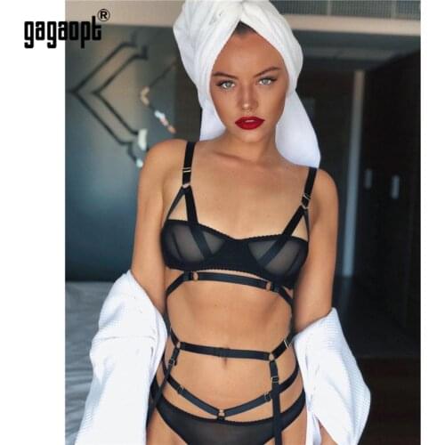 Gagaoptr 2020 Women Sexy Lace Underwire Lingerie Bra Sets (Bra+Panties) Bralette Underwear Sets