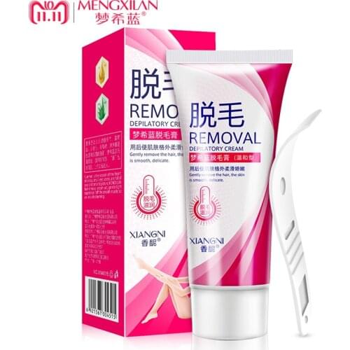 Painless Depilatory Cream Legs Depilation Cream Hair Removal Armpit Hair Remove Cream For Women&Men 60g