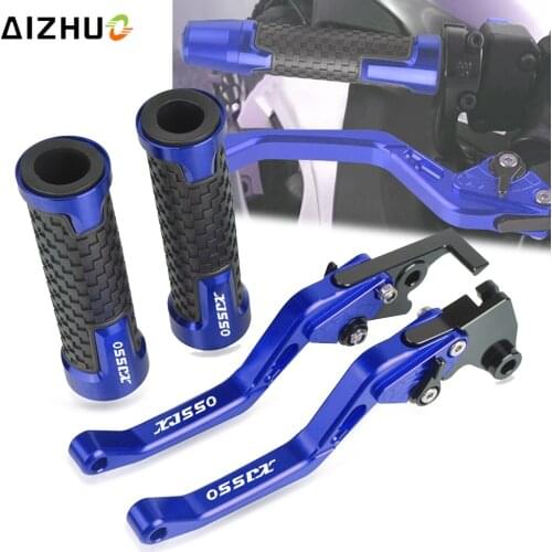 XJ 550 LOGO FOR YAMAHA XJ550 1981-1985 1982 1983 1984 Motorcycle Accessories CNC Aluminum Brake Clutch Levers Handlebar Grips