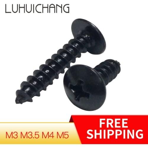 Luchang phillips truss self-tapping screws TA Black electronic Wood screws