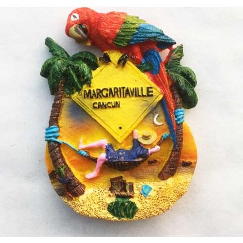 Mexico travel holiday city Cancun stereo magnetic stickers refrigerator