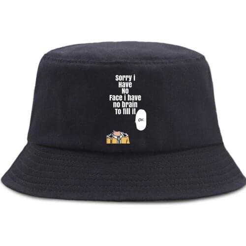 Japan Anime One Punch Man Bucket Hat Foldable Summer Panama Style Cap Sunscreen Fashion Sun Caps Outdoor Unisex Fisherman Hats