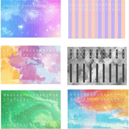Sticker Percussion Parts Accessories For Learner Musical 17-tone piano stickers Kit Instrument Kalimba Thumb thumb piano so B6U1
