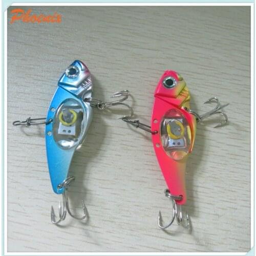 8cm 31g light lure bait colorful flash LED light with hooks lure fish bait electronic appliances metal lure luminous Very bright