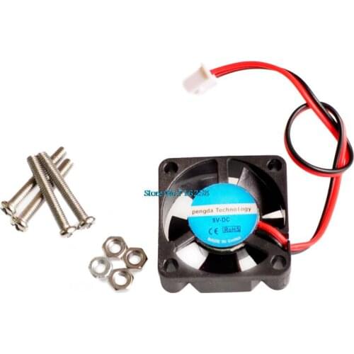 SUQ Raspberry PI Fan, Active Cooling Fan for Customized Acrylic Case / 5V plug-in and play/Support raspberry pi model B Plus