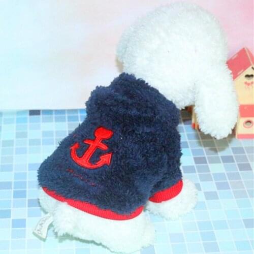 Winter Warm Pet Dog Clothes Soft Fleece Two-legs Hoodies Outfit For Small Dogs Chihuahua Pug Sweater Clothing Puppy Coat Jacket