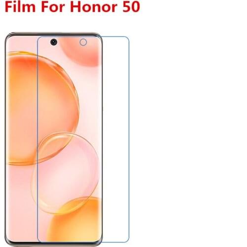 1/2/5/10 Pcs Ultra Thin Clear HD LCD Screen Protector Film With Cleaning Cloth Film For Honor 50 NTH-AN00/For Huawei Honor 50