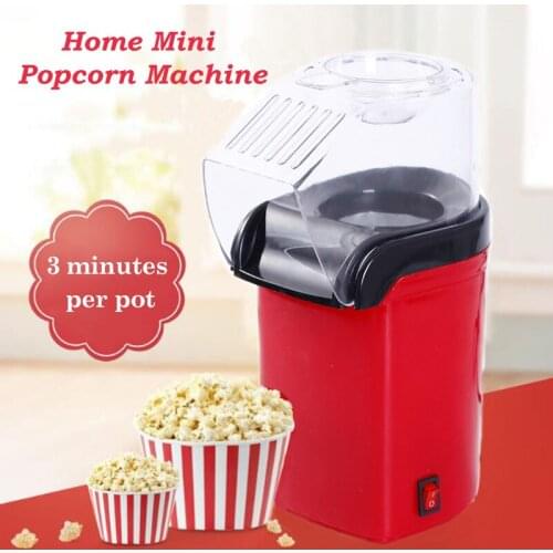 1200W Hot Air Popper Popcorn Maker with Protaction Cover and Measuring Cup Electric Machine Kitchen Supplies Kitchen Dining Bar