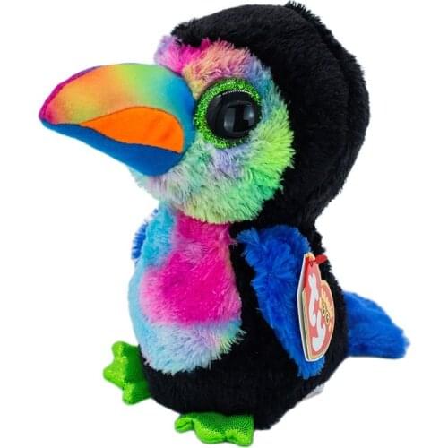 15CM Ty Stuffed & Plush Animals Ramphastos Toco Toy Doll