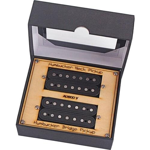 2-Piece Alnico V Dual-Coil Humbucker Pickup for Guitar Parts