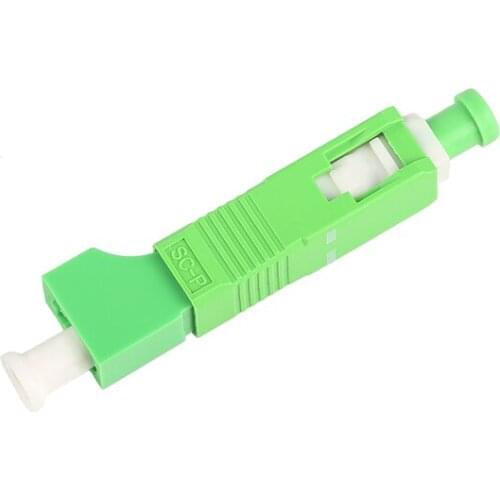 2 Pieces /Pack SC/APC-LC/APC Fiber Optic Adapter Conversion Flange Adapter Single Mode SC Male-LC Female