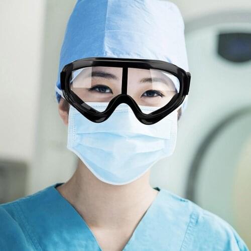 Anti-fog Safety Goggles Lab Glasses Sports Protection Goggles Anti-Droplets Windproof Anti-Sneeze Liquid Eye Protection