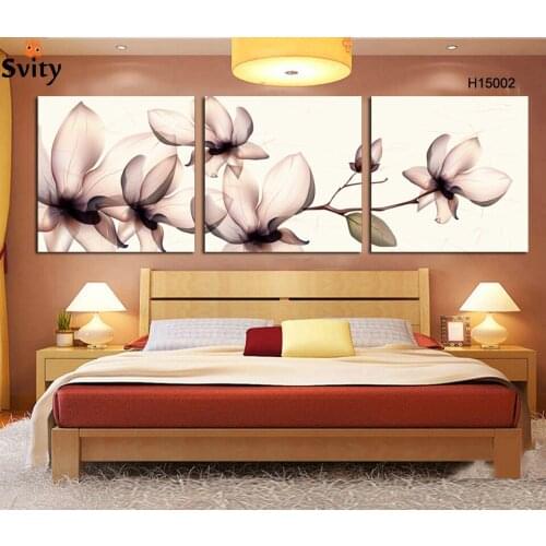 Free Shipping Hot Sell 3 Panels Modern Wall Painting black and white picture Home Decorative Art Picture Paint on Canvas Prints