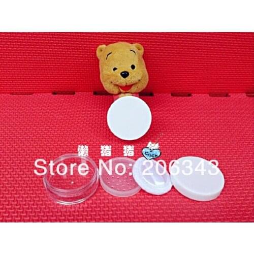 20Gpowder bottle with sifter ,cosmetic container,eyeshadow container,power container,cream jar,Cosmetic Jar,Cosmetic Packaging