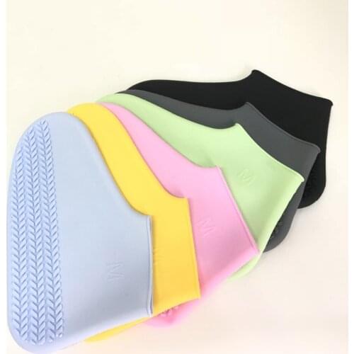 Sillicone Shoe Cover Waterproof Rain Shoes Boots Covers Overshoes Galoshes Travel for Men Women Kids