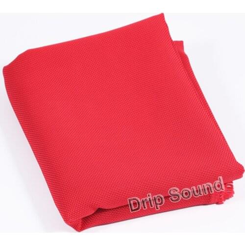 Speaker Waterproof Penetrated Sound Cloth Auido Dustcloth Stereo Loudspeaker Box Dustproof Mesh Cloth Fabric 1.4x0.5m #Red
