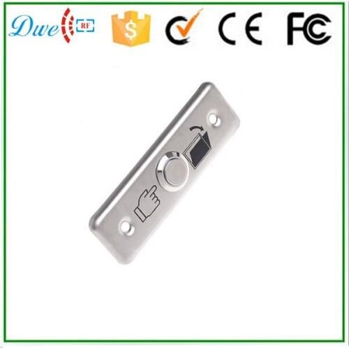 DWE CC RF com nc stainless steel exit button switch 12V free shipping