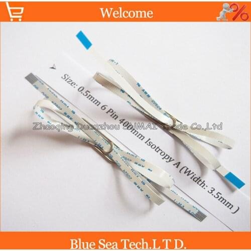100 pcs/lot FFC/FPC Flexible Flat Cable 0.5mm pitch 6 pin 400mm Isotropy or Anisotropy cable,welcome OEM Order.Free shipping