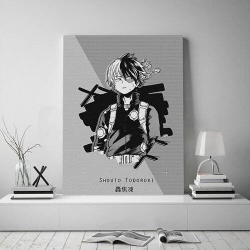 Canvas HD Prints Painting Wall Art Shoto Todoroki Bnha Poster Modern 1 Panel Home Decor Anime Modular Pictures For Living Room