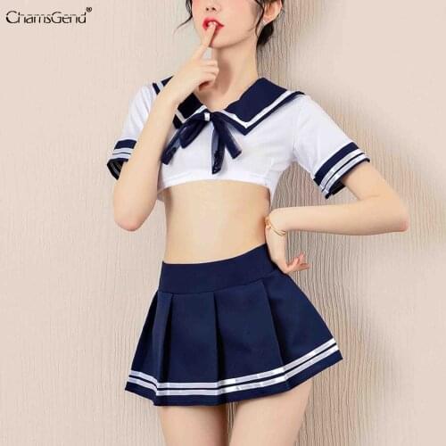 Schoolgirl Costume Lingerie Dirndl School Girl Sexy Cute Costumes Women Cosplay Halloween Uniforms Jk Uniform Temptation Suit
