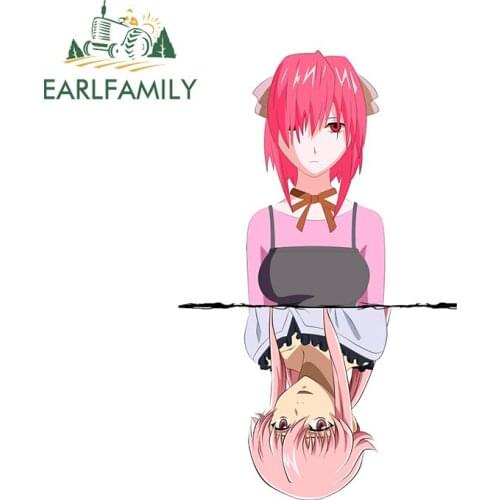 EARLFAMILY 13cm x 8.2cm For Anime Car Stickers Vinyl Material Decal Personality Creative Decals Waterproof Decoration