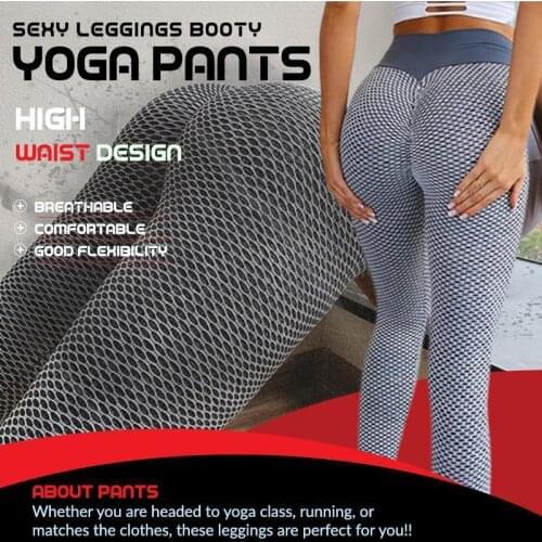 Sexy Leggings Booty Yoga Pants Seamless High Waist Push Up mesh Legging Breathable Sport Women Fitness Tight Leggings For Women