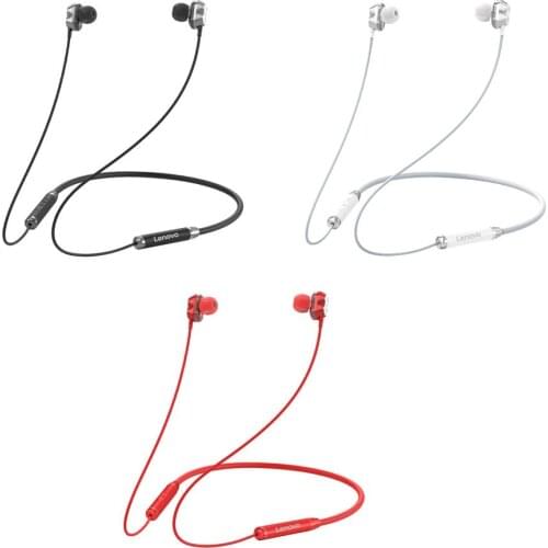 LenovoHE08 Earphone Bluetooth 5.0 Wireless Headphones Stereo Earphones IPX5 Waterproof Sport Headset With Noise Cancelling Mic