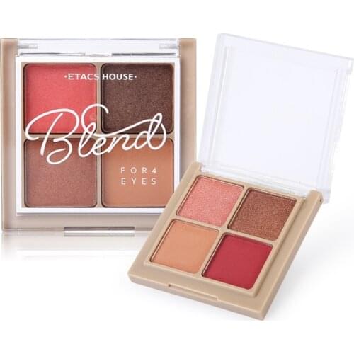 Charm Four Color Eye Shadow 1pcs Eyeshadow Palette Cosmetic Makeup Eye Shadow Clubing Party Colorful Eyeshadow Earth Color Matte