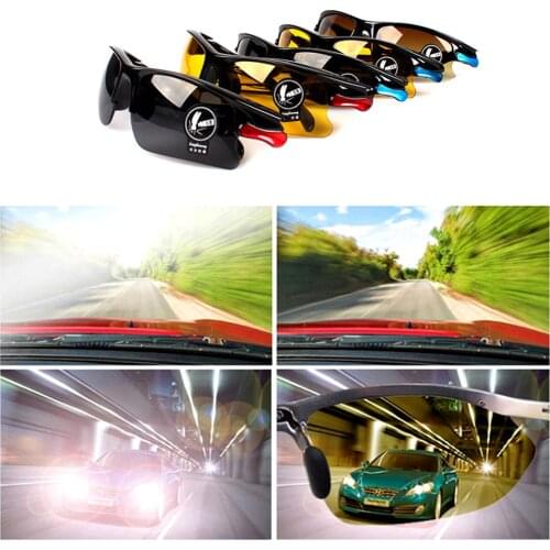 Night Vision Goggles Sunglasses Women Men Dirt Bike Motocross Motorcycle Car Cycling Riding Driving Glasses Anti Glare UV Shades
