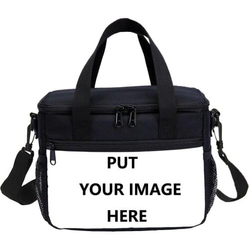 Custom Cooler Lunch Bag With Your Logo Tote Insulated Ice Cooler Kids School Box Portable Ice Pack For Unisex