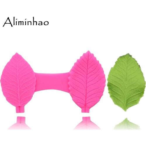 B1417 Ginkgo leaves Polymer Clay Resin Sugarcraft Silicone mold fondant mold cake decorating tools chocolate gumpaste mold