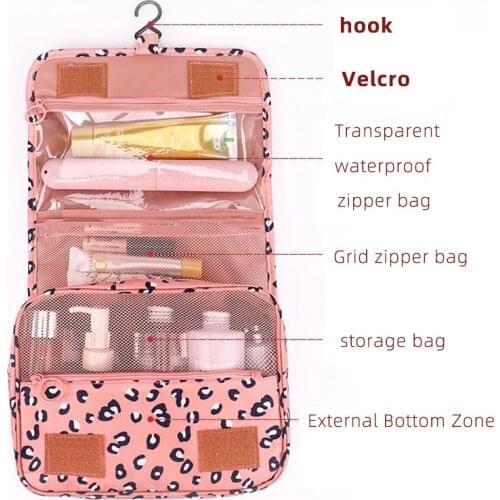 Portable Toiletry Storage Bag Makeup Organizers Bathroom Cosmetic Wash Travel Camping Home Storage Organization Accessories