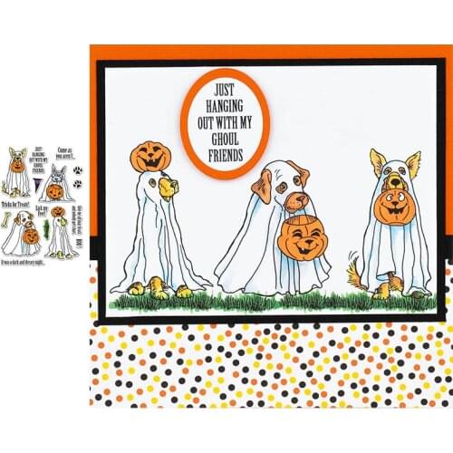 Halloween Lick My Feet Clear Stamps for DIY Scrapbooking Crafts Cards Making Decor Transparent Stempels New Silicone Seal