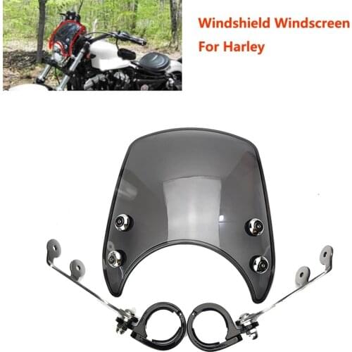 New arrivals！For Harley Davidson Sportster 883R 883 900 1000 1100 1200 XL XLH XLX XR motorcycle Adjustable Windshield Windscreen